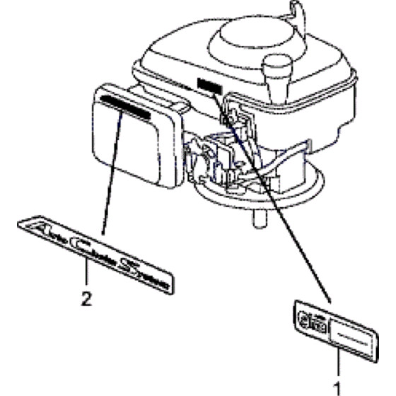 Decal Assembly for Honda HRG415 PDE (IZY) Lawnmower