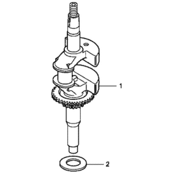 Crankshaft for Honda HRG465C1 - PDE Lawn Mower