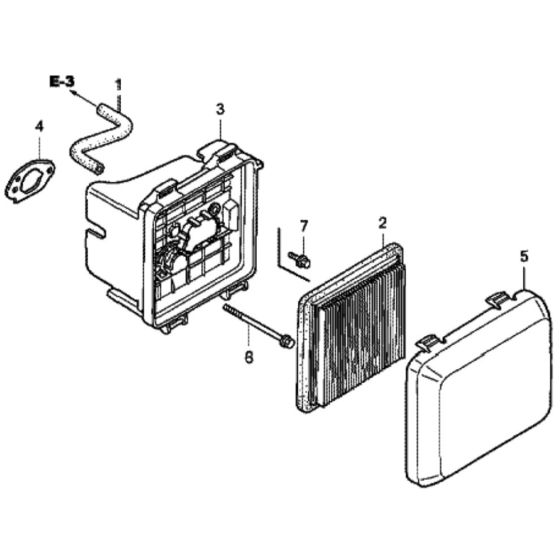 Air Cleaner for Honda HRG465C1 - PDE Lawn Mower