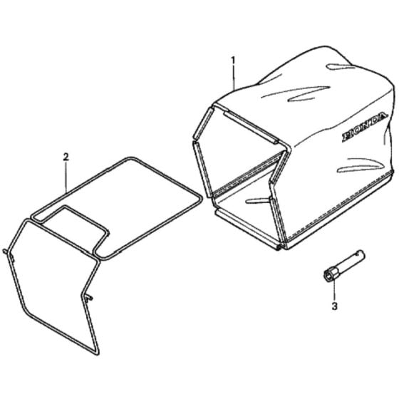 Grass Bag/Tool for Honda HRG465C1 - SDEE Lawn Mower