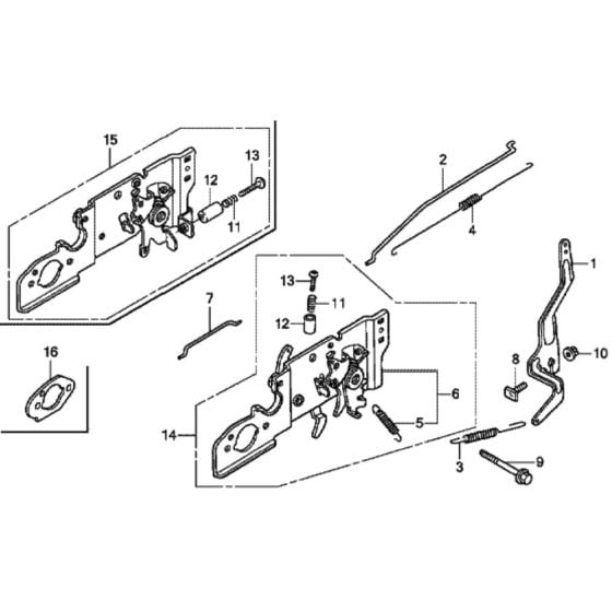 Control for Honda HRG465C2 - SDEE/A Lawn Mower