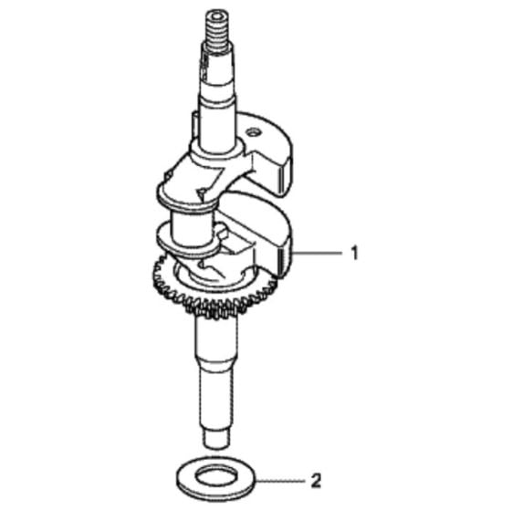 Crankshaft for Honda HRG465C2 - SDEE/A Lawn Mower