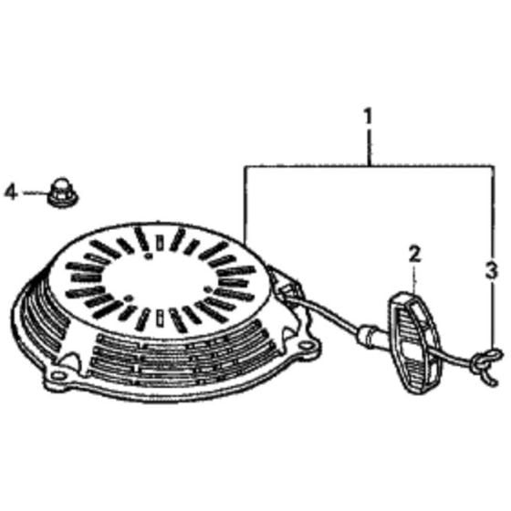 Recoil Starter for Honda HRG465C2 - SDEE/A Lawn Mower