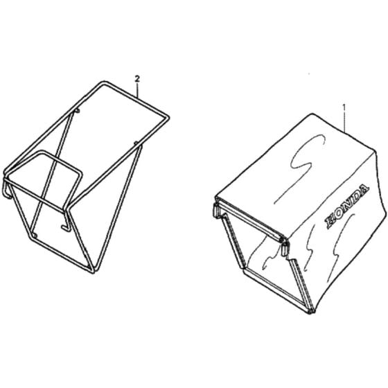 Grass Bag for Honda HRG536C1 - PDEA/A Lawnmower