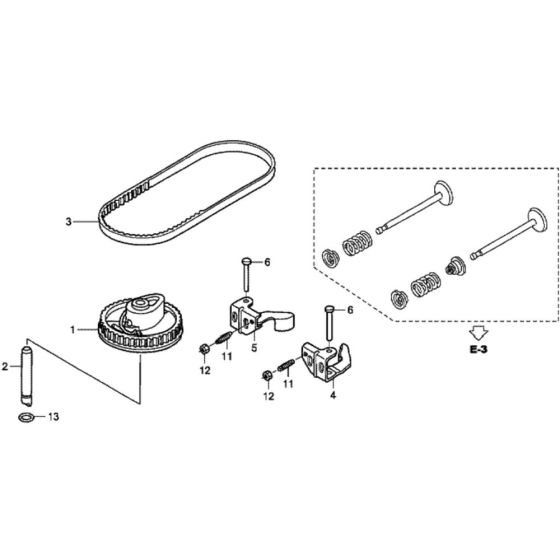 Camshaft for Honda HRG536C1 - SDE Lawnmower