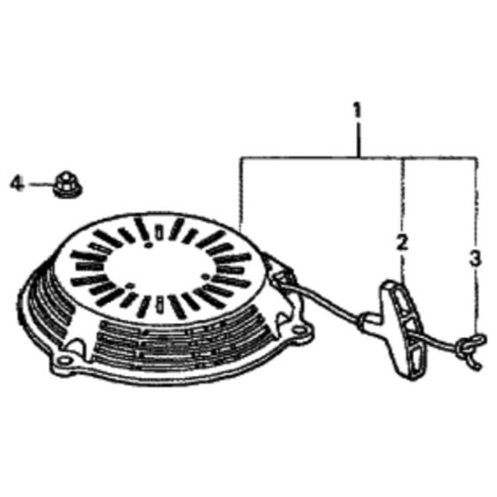 Recoil Starter for Honda HRG536C1 - SDE Lawnmower