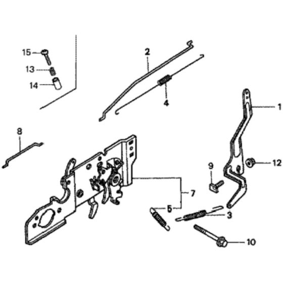 Control for Honda HRG536C1 - SDE/A Lawnmower