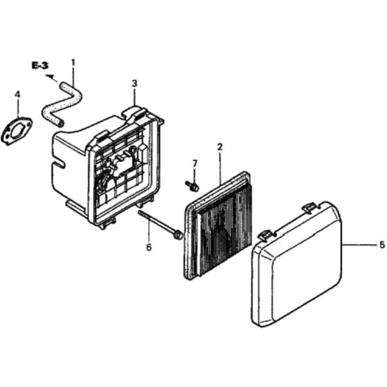 Air Cleaner for Honda HRG536C1 - SDE/A Lawnmower