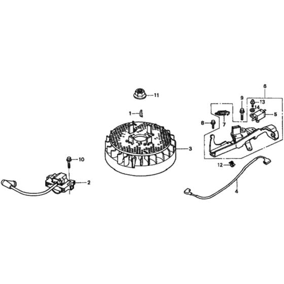 Flywheel for Honda HRG536C1 - SDF/A Lawnmower