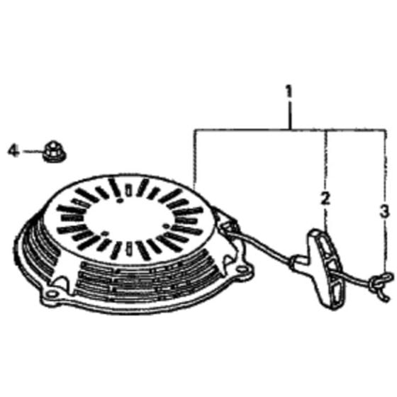 Recoil Starter for Honda HRG536C1 - SDTA Lawnmower