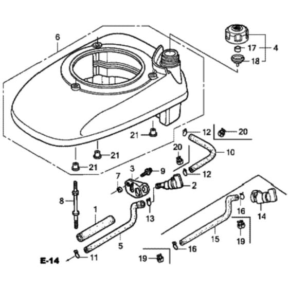 Fan Cover for Honda HRG536C1 - SDTA/A Lawnmower