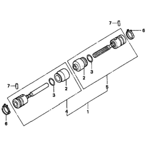 Joint for Honda HRH536K1 - HXE Lawn Mower