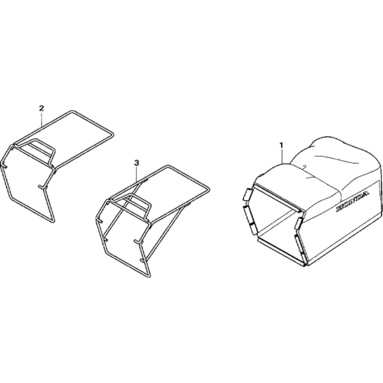 Grass Bag Assembly for Honda HRX426-SX Lawn Mowers