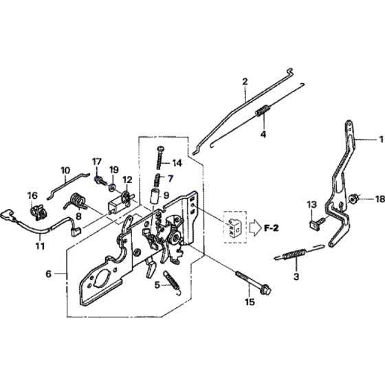 Control Assembly for Honda HRX426-SX Lawn Mowers