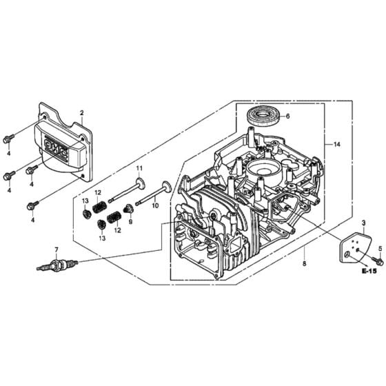 Cylinder Barrel for Honda HRX426C - PXE Lawn Mower