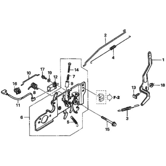 Control for Honda HRX426C - PXE Lawn Mower