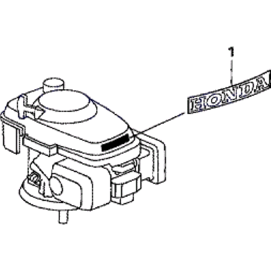 Label Decal Assembly for Honda HRX426 RXE Lawn Mowers