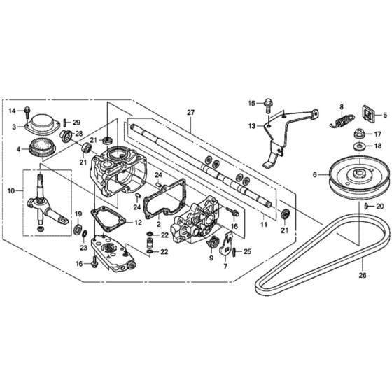 Transmission for Honda HRX476C1 - HYEE Lawn Mower