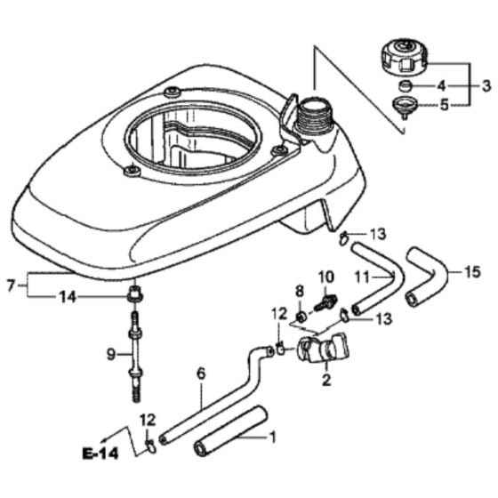 Fan Cover for Honda HRX476C1 - PKEE Lawn Mower