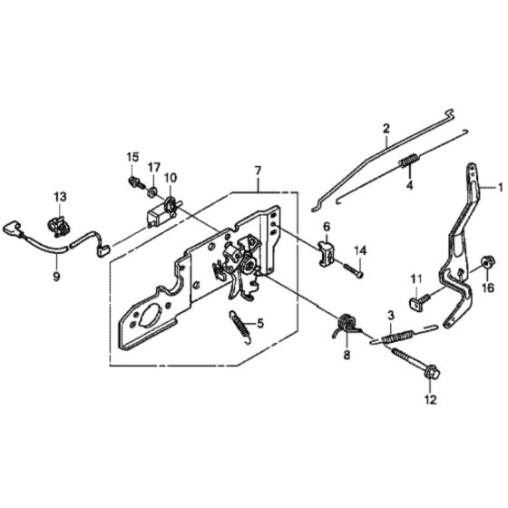 Control for Honda HRX476C1 - VYEE Lawn Mower