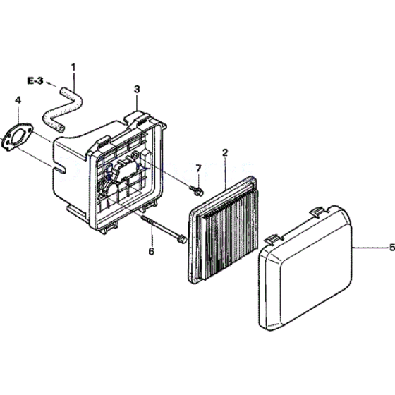 Air Cleaner Assembly for Honda HRX476 HX Lawnmower