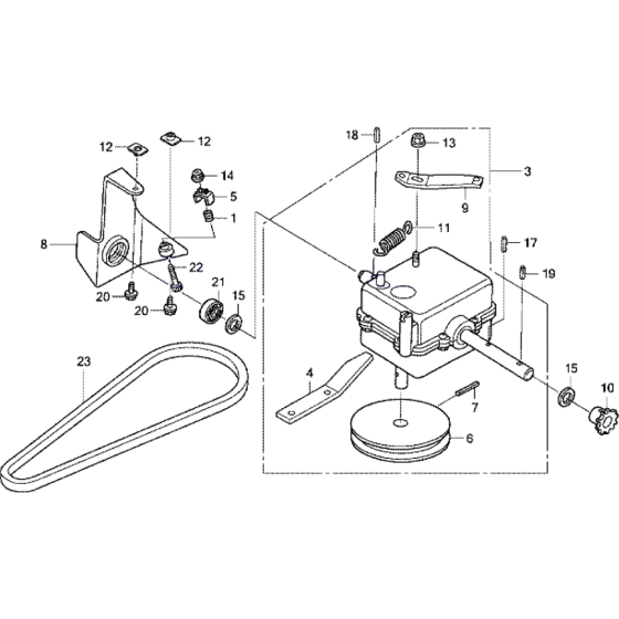 Transmission Assembly for Honda HRX476 SX Lawn Mowers