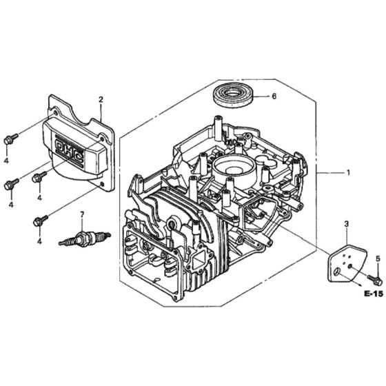 Cylinder Barrel for Honda HRX537C - HME Lawn Mower