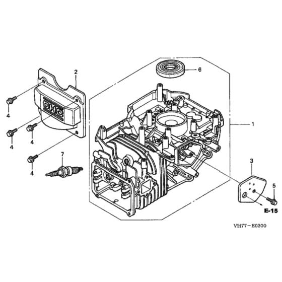 Cylinder Barrel for Honda HRX537C1 - TDEA Lawn Mower