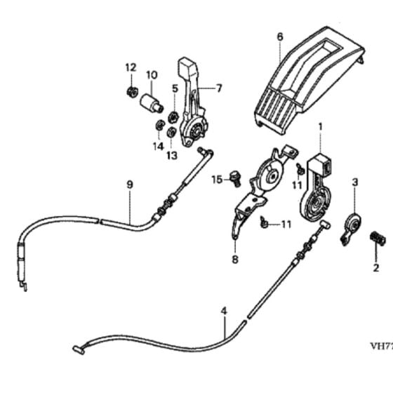 Throttle Lever for Honda HRX537C1 - TDEA Lawn Mower