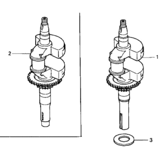 Crankshaft for Honda HRX537C1 - VYEA Lawn Mower