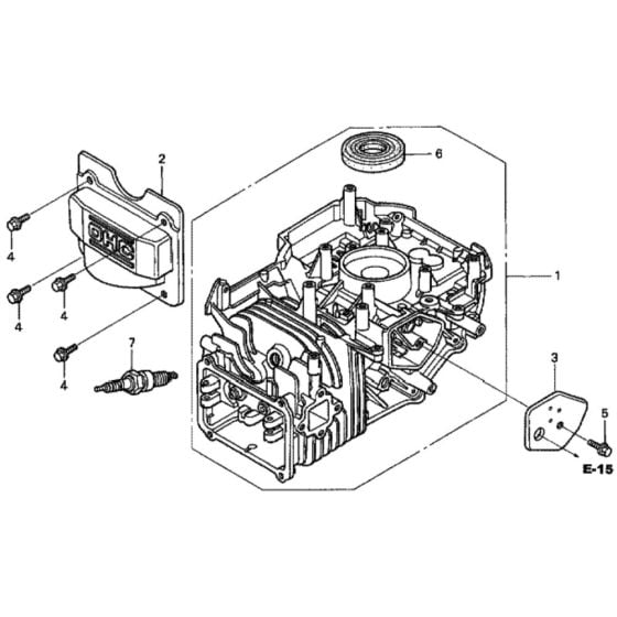 Cylinder Barrel for Honda HRX537C2 - HZEA Lawn Mower