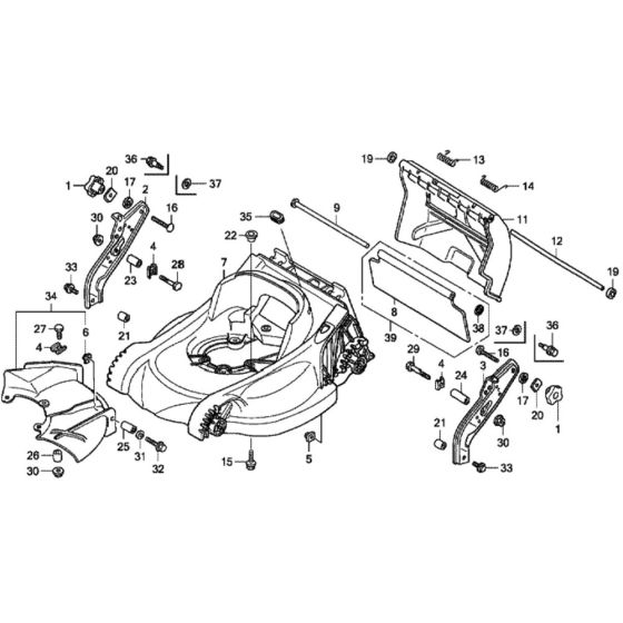 Cutter Housing for Honda HRX537C2 - VYEA Lawn Mower