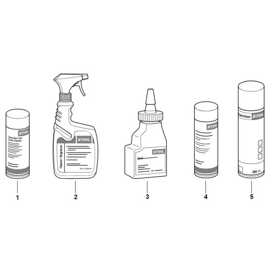 Cleaning products (1)for Stihl HS 56, HS 56 C Hedge Trimmer