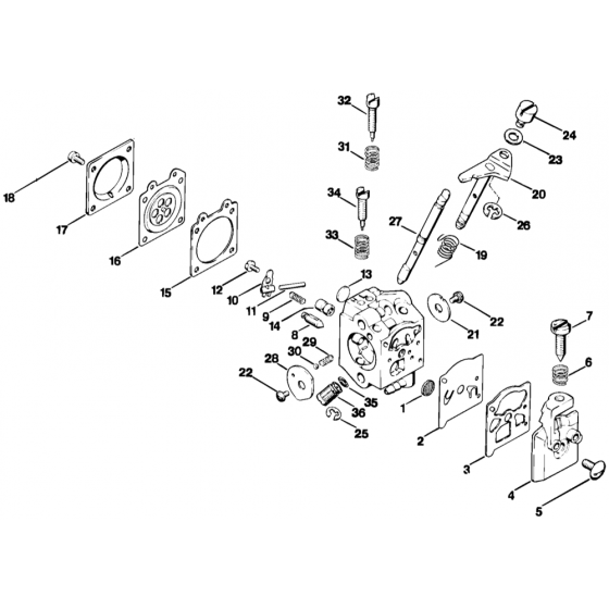 Walbro Carburettor for Stihl HS60, HS61 Hedge Trimmer