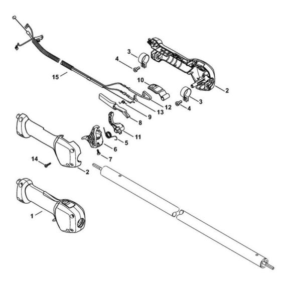 Handle for Stihl HT 135 Pole Pruner