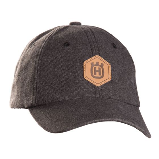 Husqvarna Xplorer Cap Granite Leather Patch