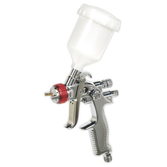 HVLP Gravity Feed Touch-Up Spray Gun 0.8mm Set-Up Sealey Part No. HVLP736