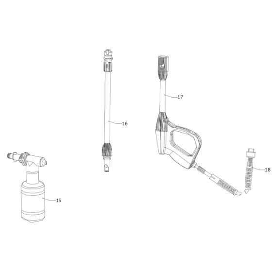 Accessories for Makita HW101 Pressure Washer