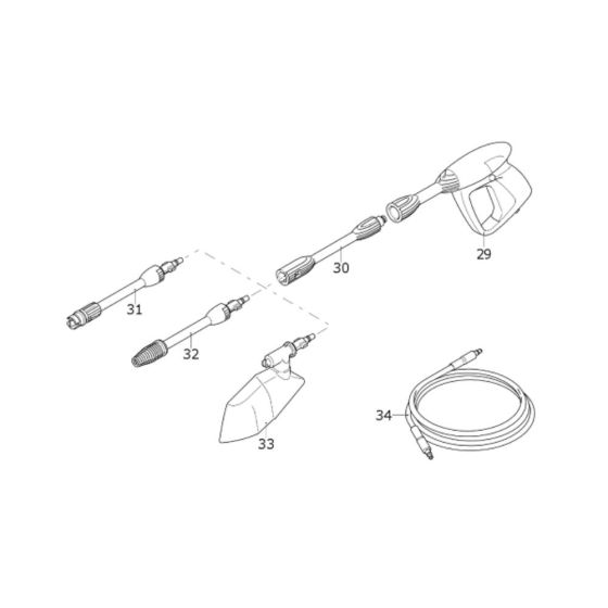 Accessories for Makita HW102 Pressure Washer