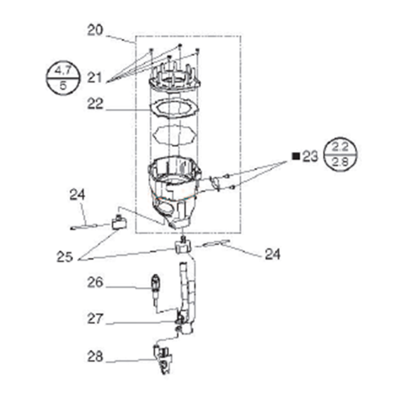 Combustion Chamber Assembly for Paslode IM90i NiMH Nail Guns (10333)