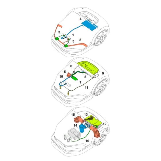 Ladder Diagram for Stihl iMOW 5.0 Robotic Mower