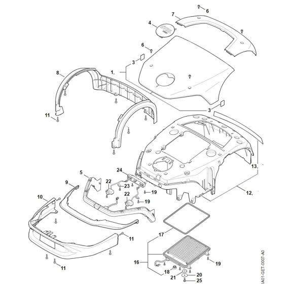 Machine Cover for Stihl iMOW 5.0 EVO Robotic Mower