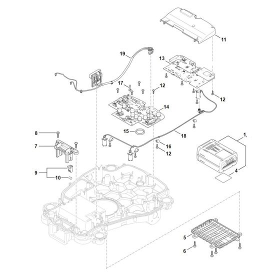 Electric Equipment for Stihl iMOW 5.0 EVO Robotic Mower