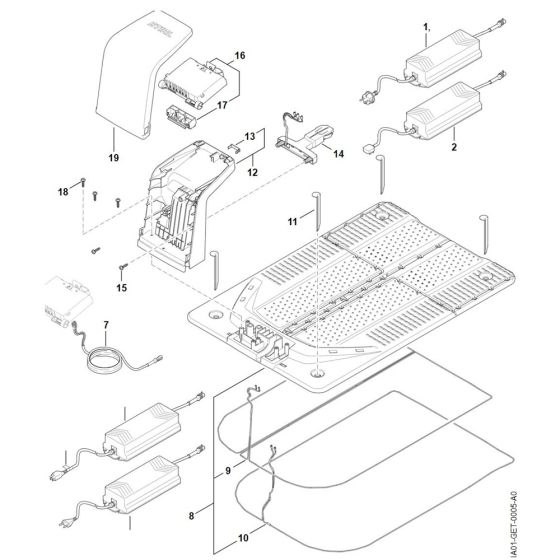 Docking Station for Stihl iMOW 6.0 Robotic Mower