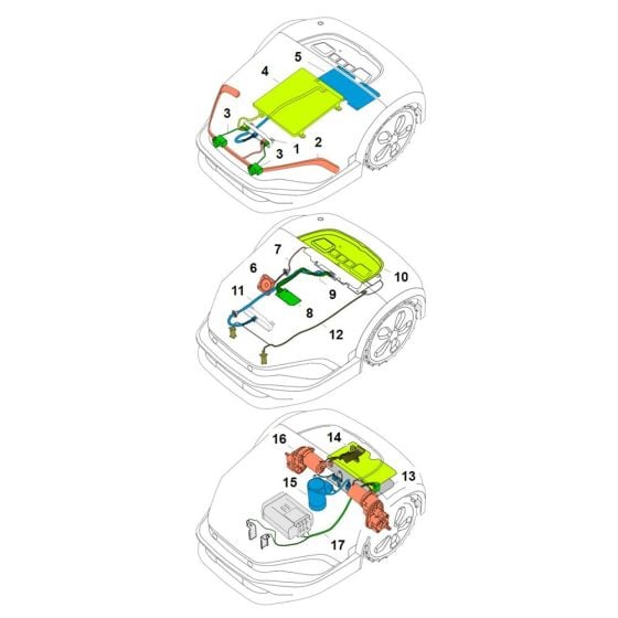 Ladder Diagram for Stihl iMOW 6.0 EVO Robotic Mower