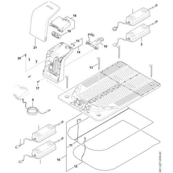 Docking Station for Stihl iMOW 6.0 EVO Robotic Mower