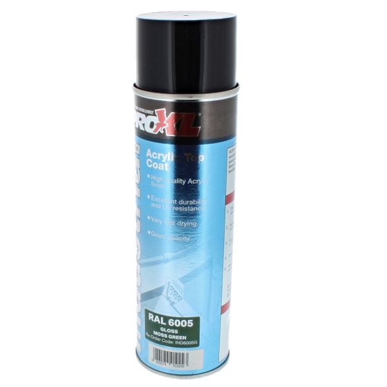 Proxl Industrial - Acrylic Topcoat Aerosol - Ral 6005 Moss Green (500ML)