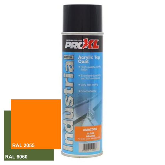 Proxl Industrial - Acrylic Topcoat Aerosol - Amazone Colours (500ML)