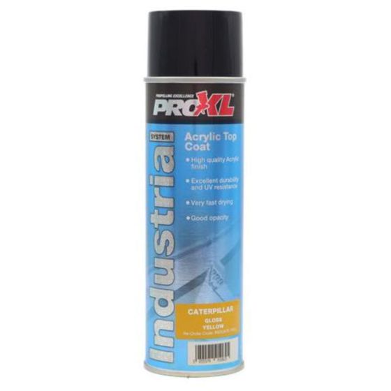 Proxl Industrial - Acrylic Topcoat Aerosol - Caterpillar Yellow (500ML)