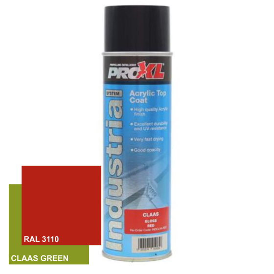 Proxl Industrial - Acrylic Topcoat Aerosol - Claas Colours (500ML)